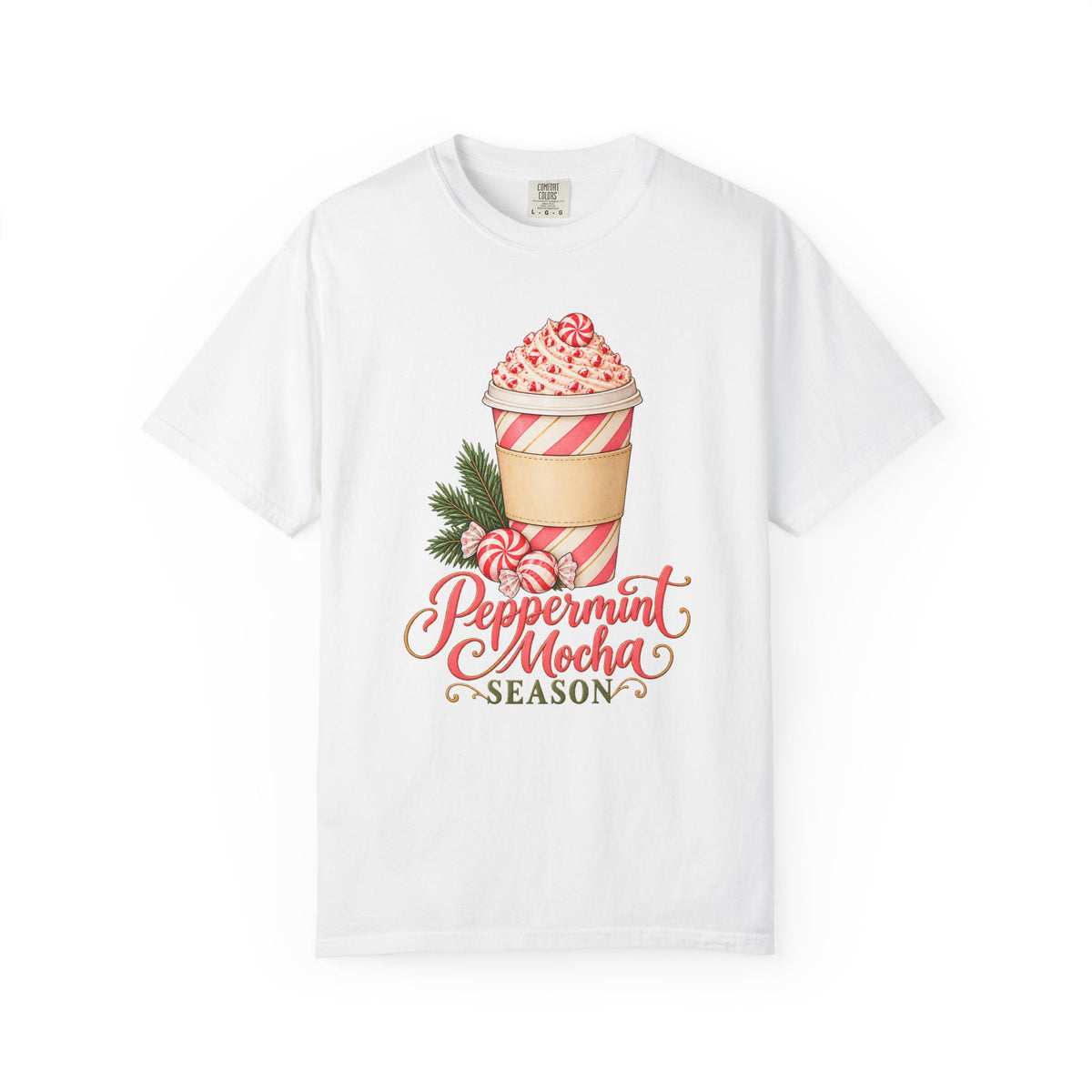 Peppermint Mocha Season T-Shirt – White