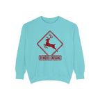 Reindeer Crossing Sweatshirt – Chalky Mint