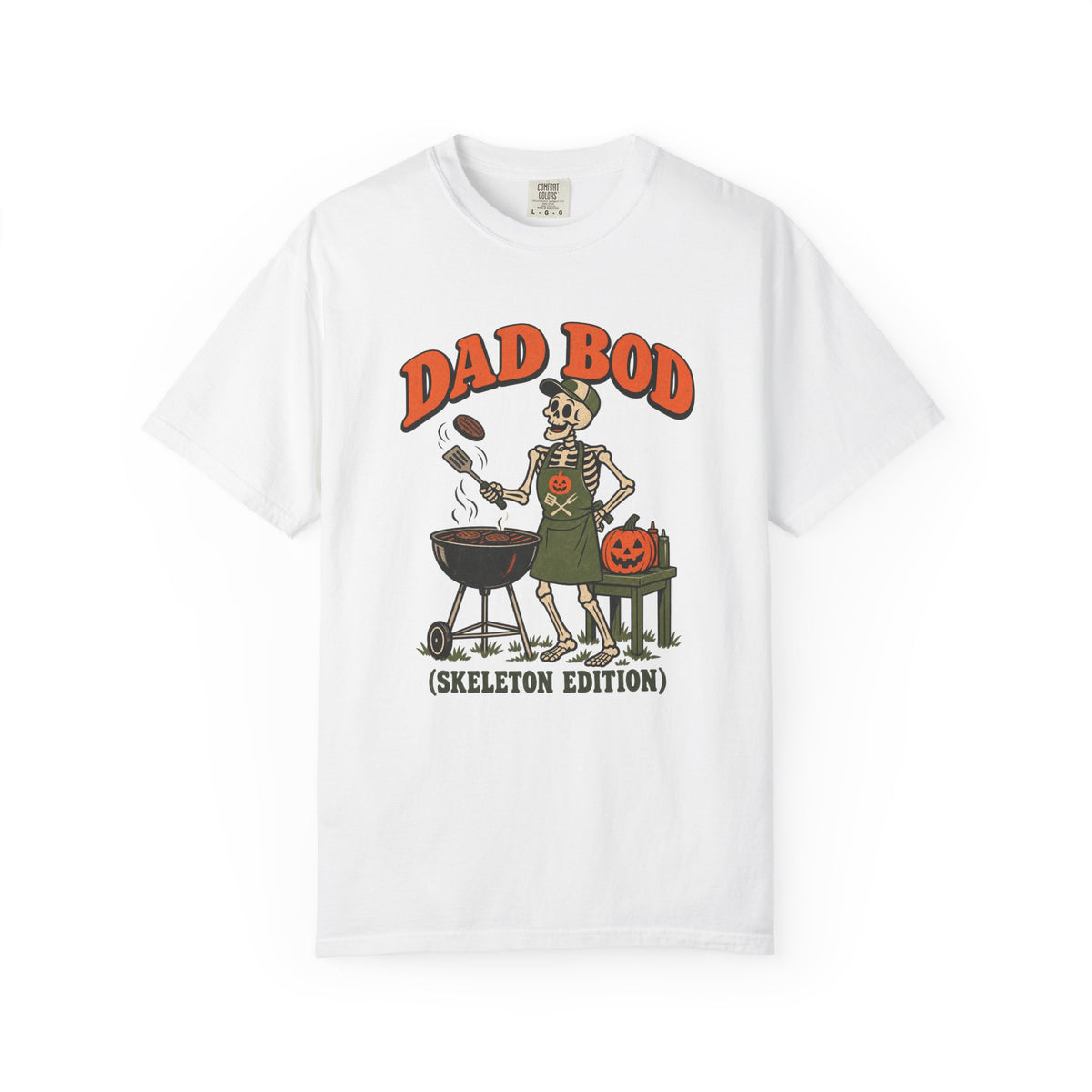 Dad Bod (Skeleton Edition) T-Shirt – White