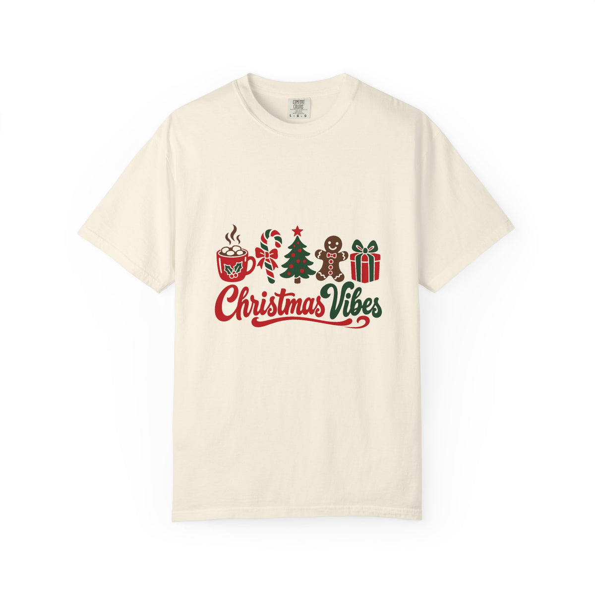Christmas Vibes T-Shirt – Ivory