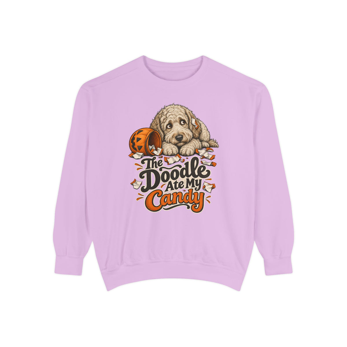 The Doodle Ate My Candy Sweatshirt – Orchid