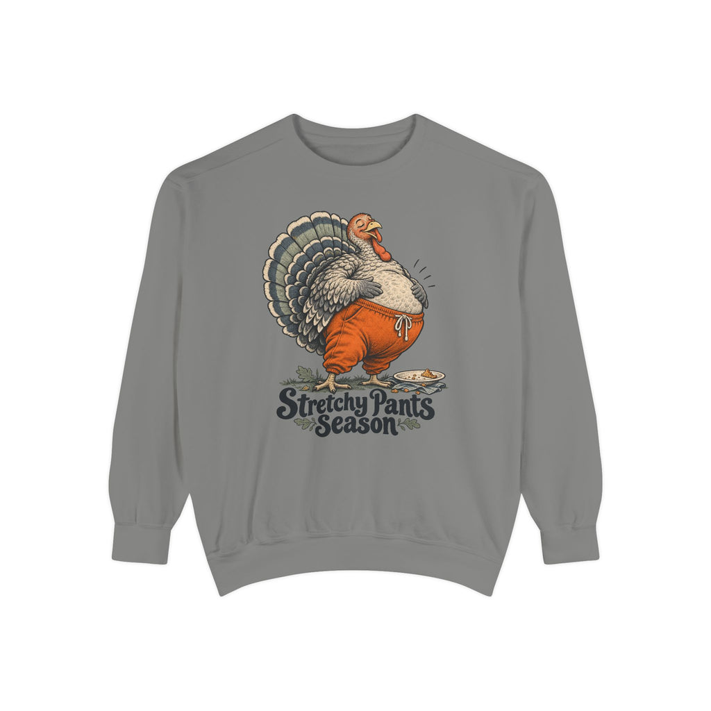 Stretchy Pants Season Sweatshirt – Grey