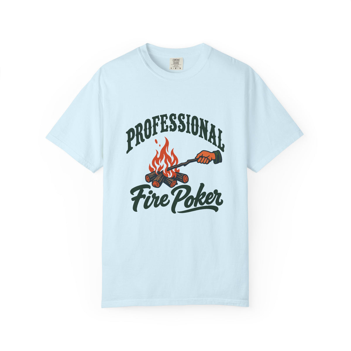 Professional Fire Poker T-Shirt – Chambray