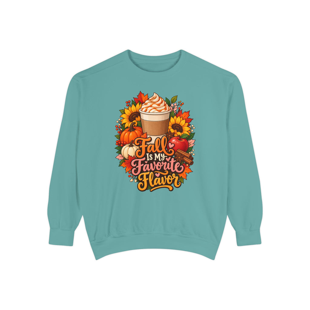 Fall Is My Favorite Flavor Sweatshirt – Seafoam