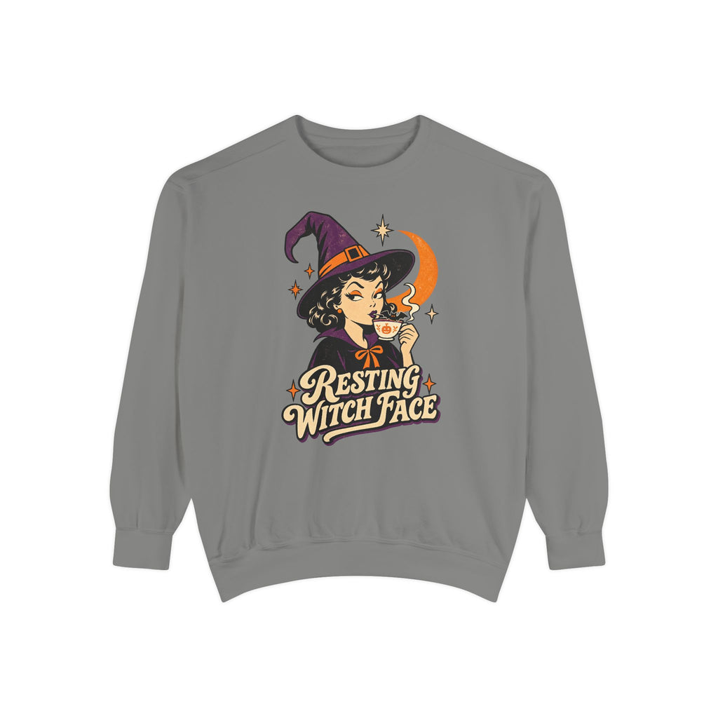 Resting Witch Face Sweatshirt – Grey