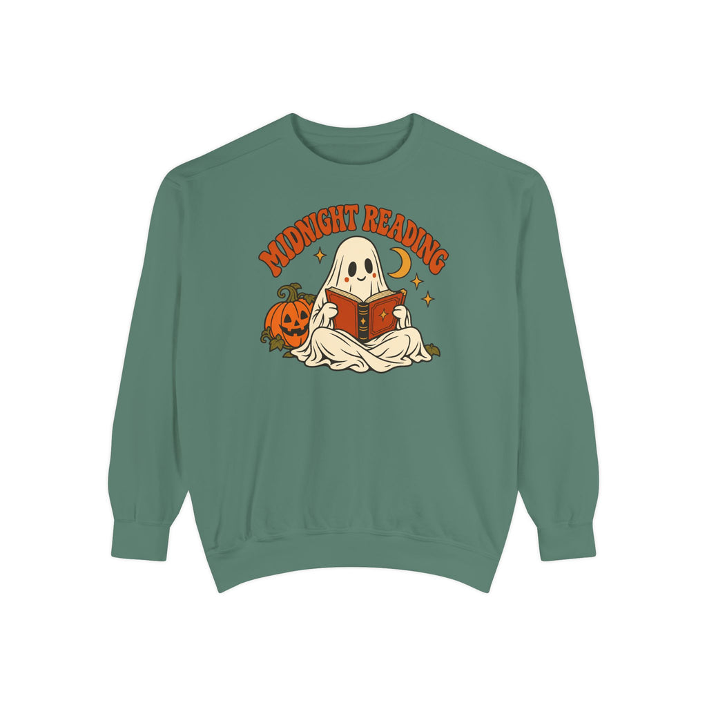 Midnight Reading Sweatshirt – Light Green