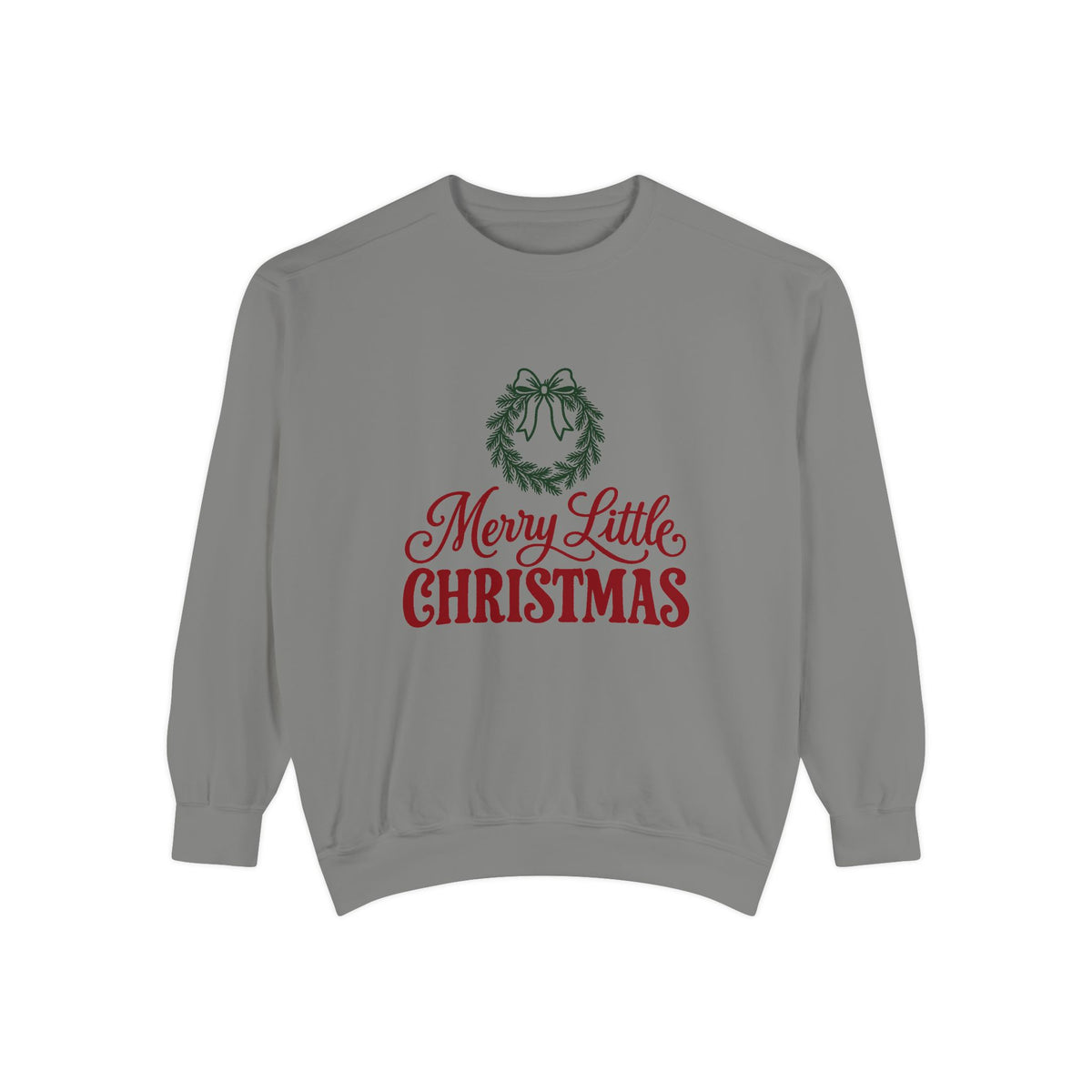 Merry Little Christmas Sweatshirt – Grey
