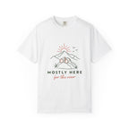 Mostly Here for the View T-Shirt – White