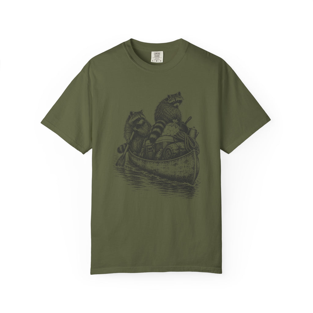 Raccoon Canoe Heist T-Shirt