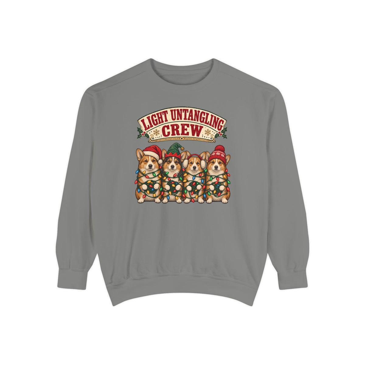 Light Untangling Crew Sweatshirt – Grey