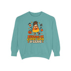 Running on Candy Corn and Chaos Sweatshirt – Seafoam