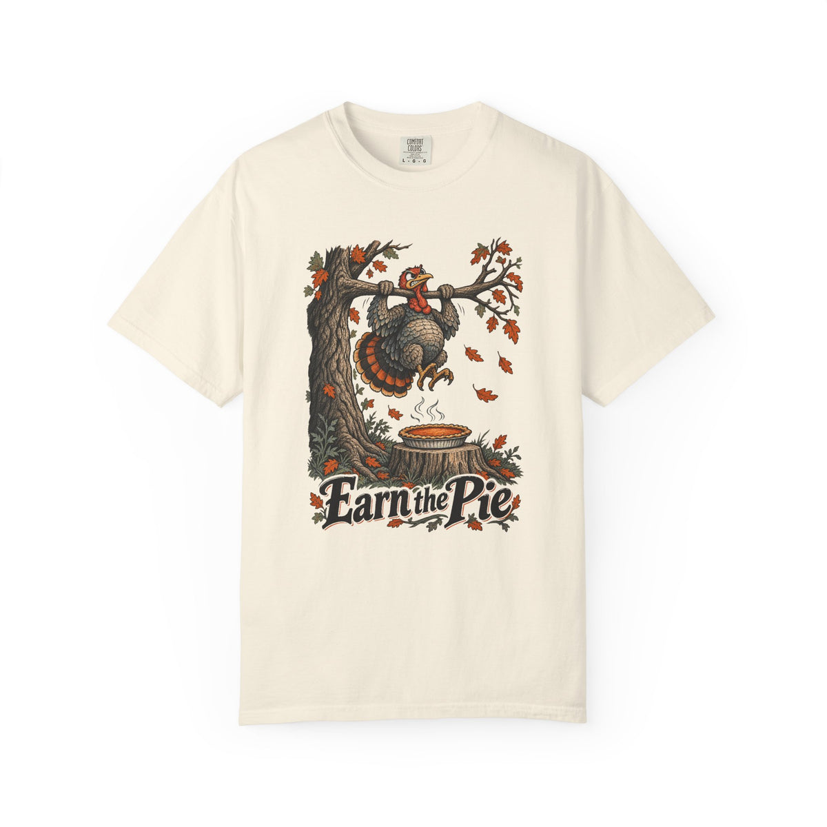 Earn the Pie T-Shirt – Ivory