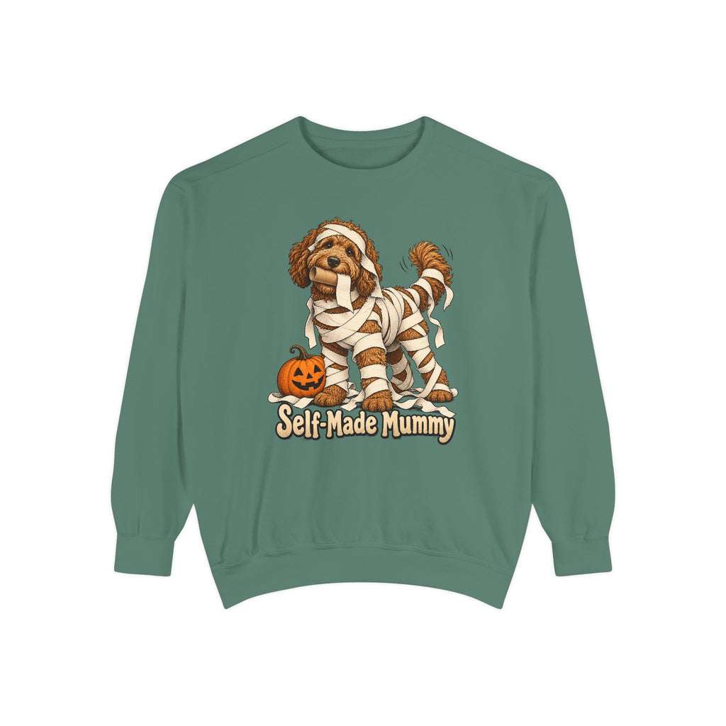 Self-Made Mummy Sweatshirt – Light Green