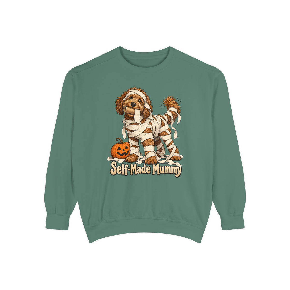 Self-Made Mummy Sweatshirt – Light Green