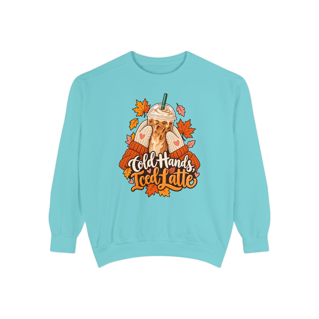 Cold Hands, Iced Latte Sweatshirt – Chalky Mint