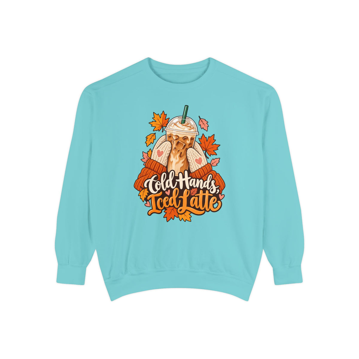 Cold Hands, Iced Latte Sweatshirt – Chalky Mint