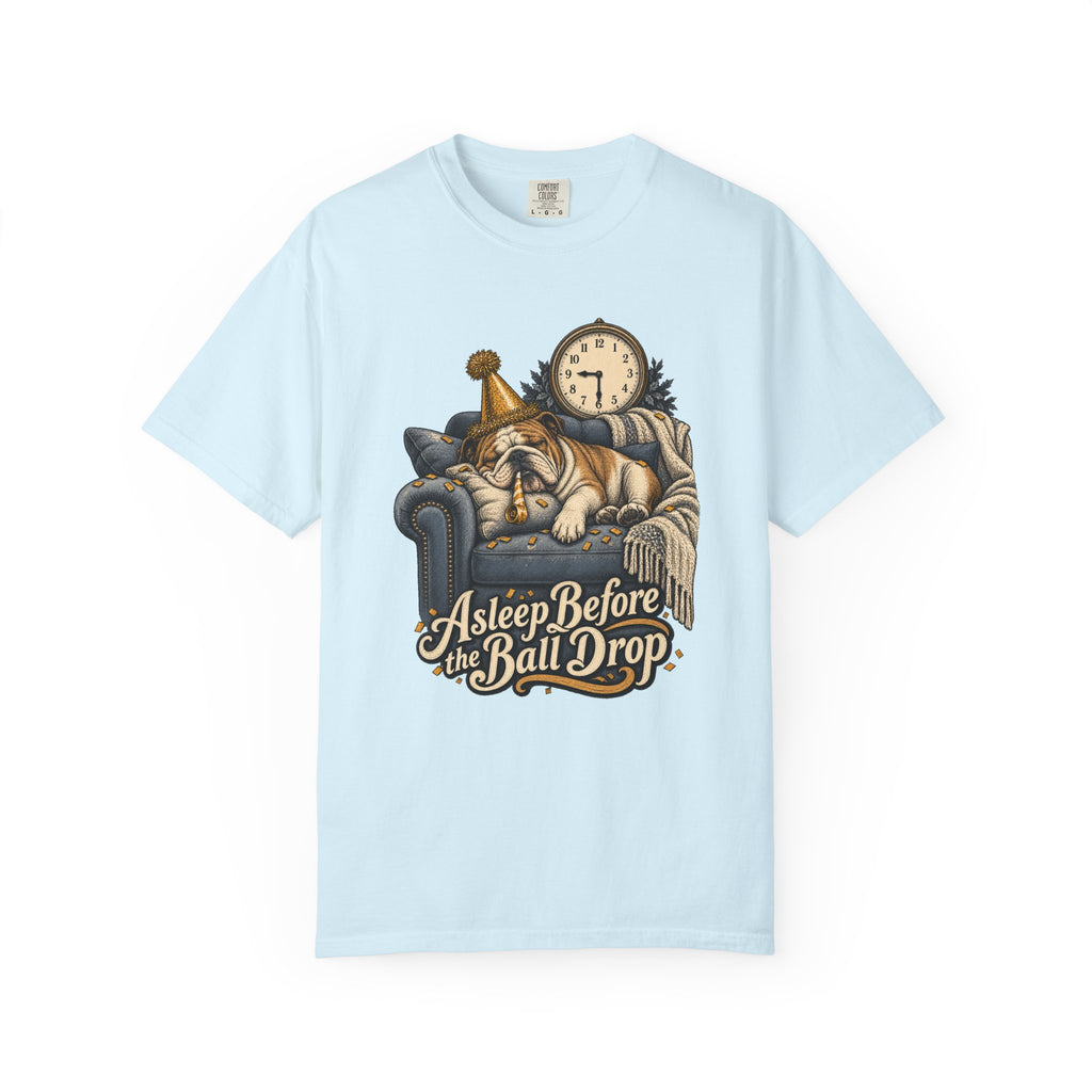 Asleep Before the Ball Drop T-Shirt – Chambray