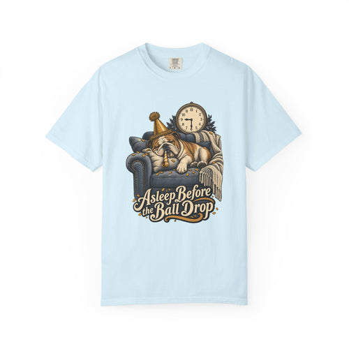 Asleep Before the Ball Drop T-Shirt – Chambray