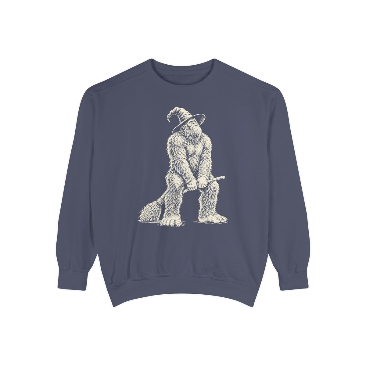 Bigfoot Witch Broom Sweatshirt