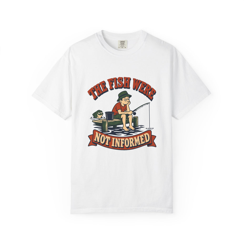 The Fish Were Not Informed T-Shirt – White