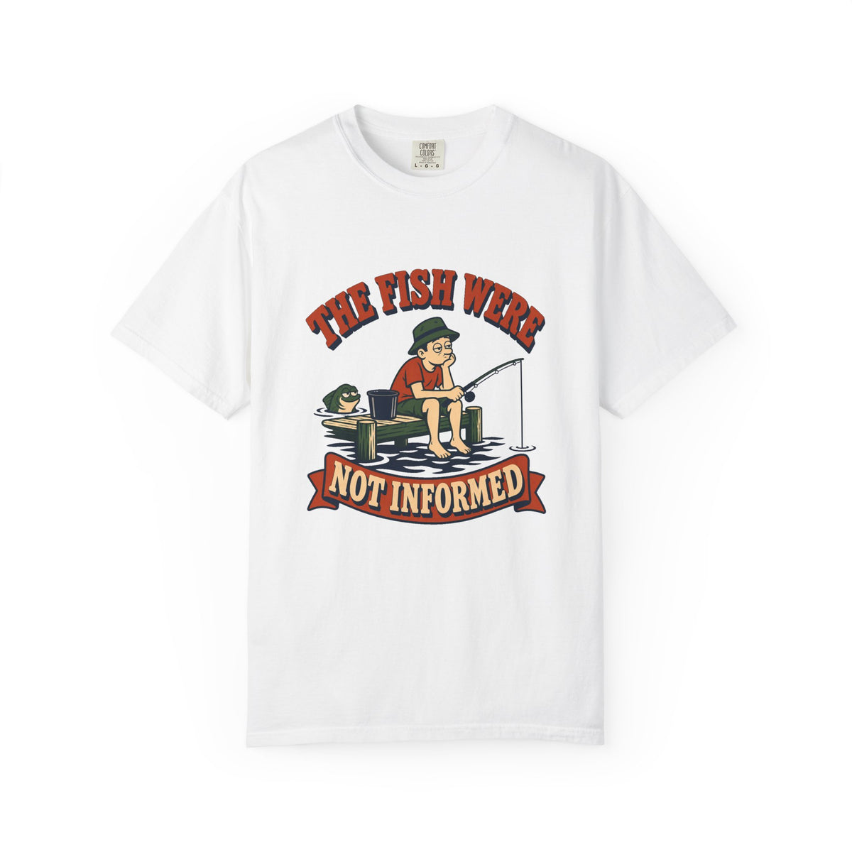 The Fish Were Not Informed T-Shirt – White