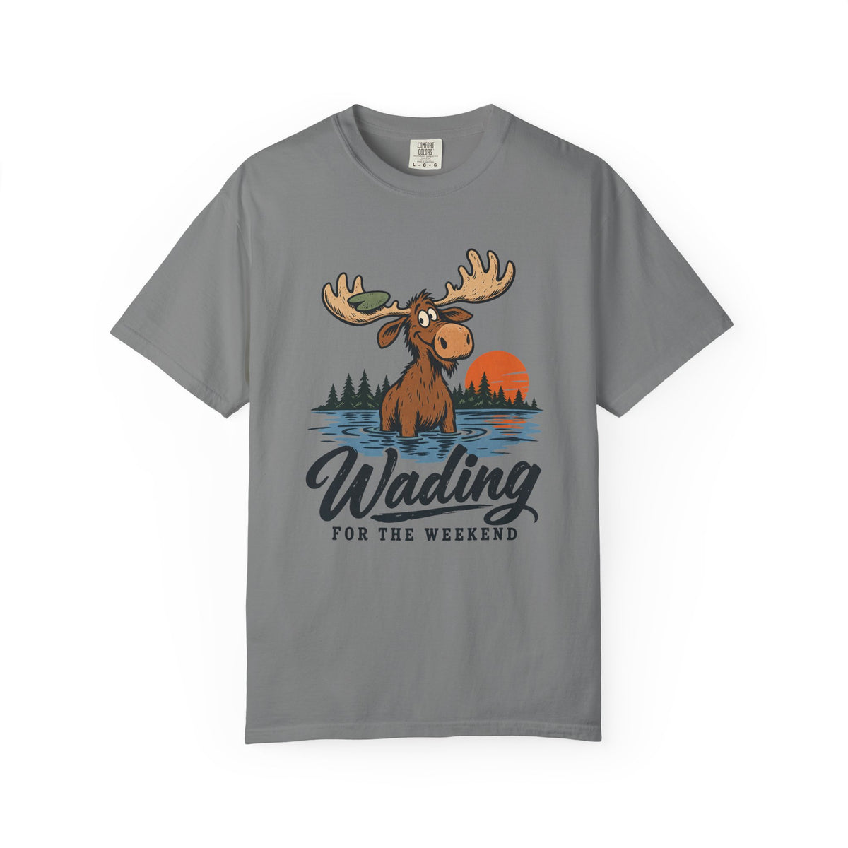 Wading for the Weekend T-Shirt – Grey