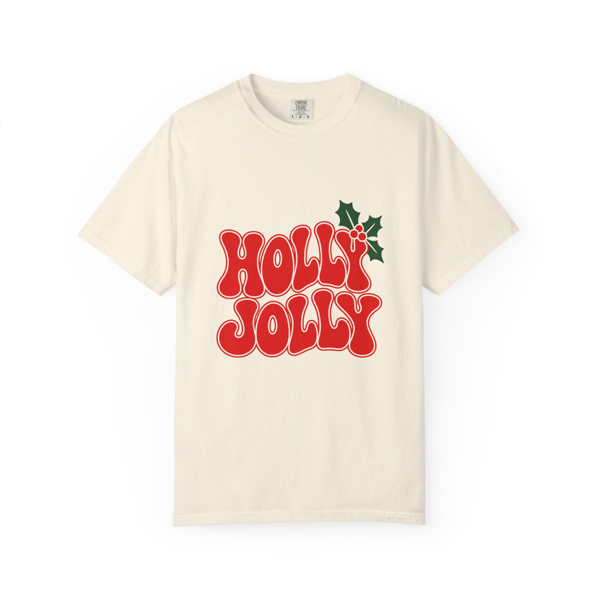 Holly Jolly T-Shirt – Ivory