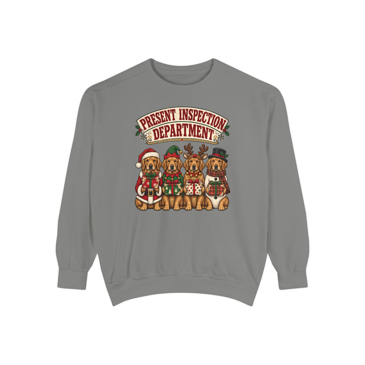 Present Inspection Department Sweatshirt – Grey