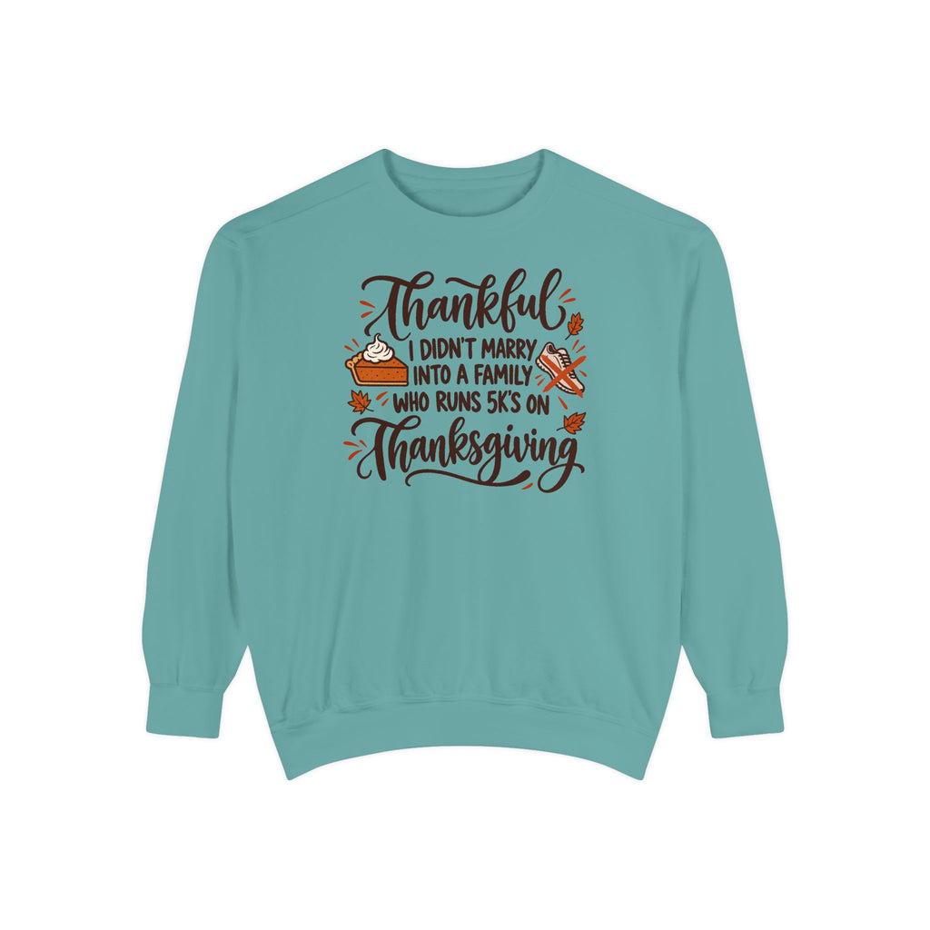 Not a 5K Family Pie Script Sweatshirt