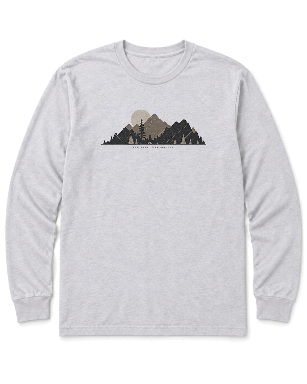 Base Camp Moon Long Sleeve Shirt - Ash