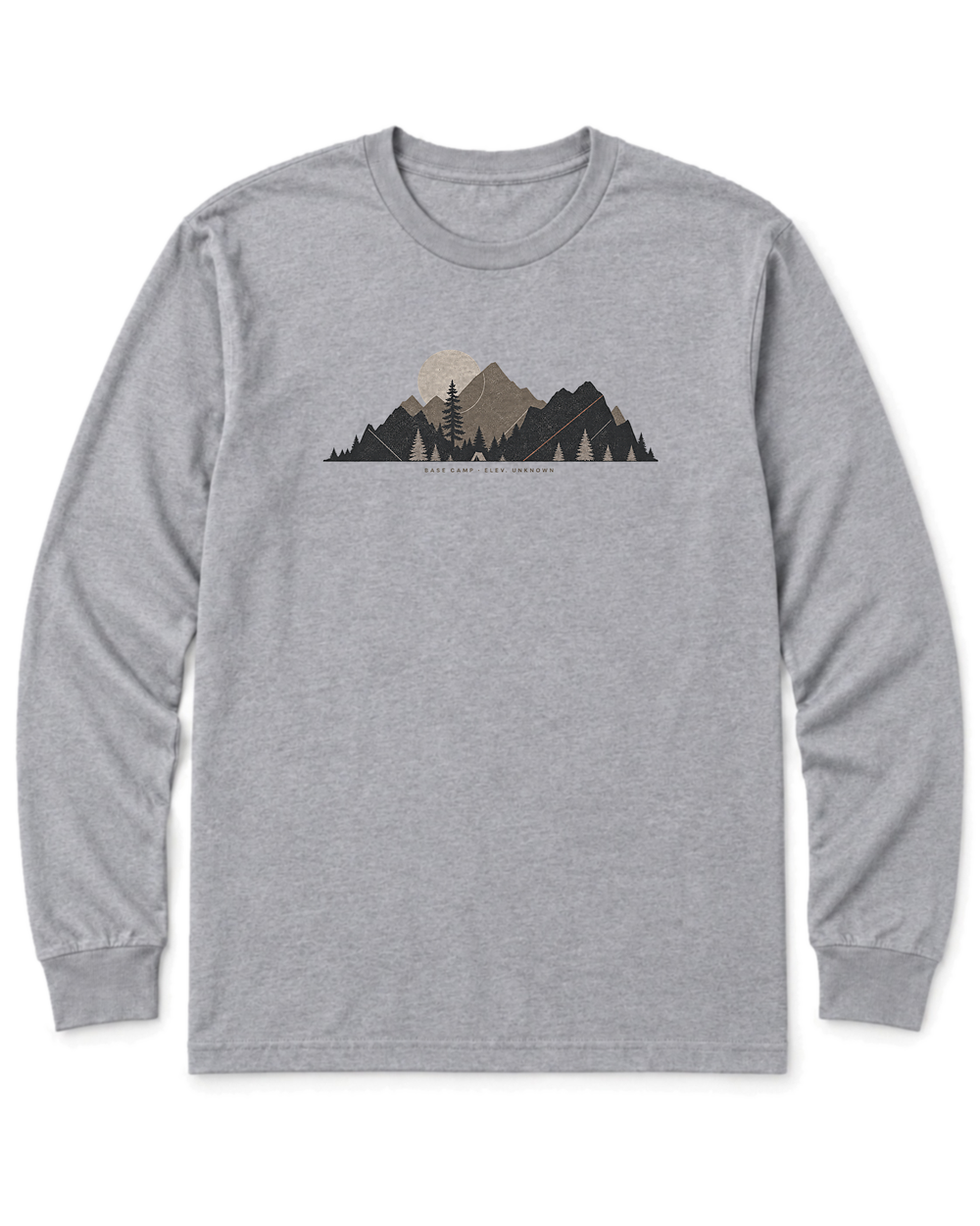 Base Camp Moon Long Sleeve Shirt - Sport Grey