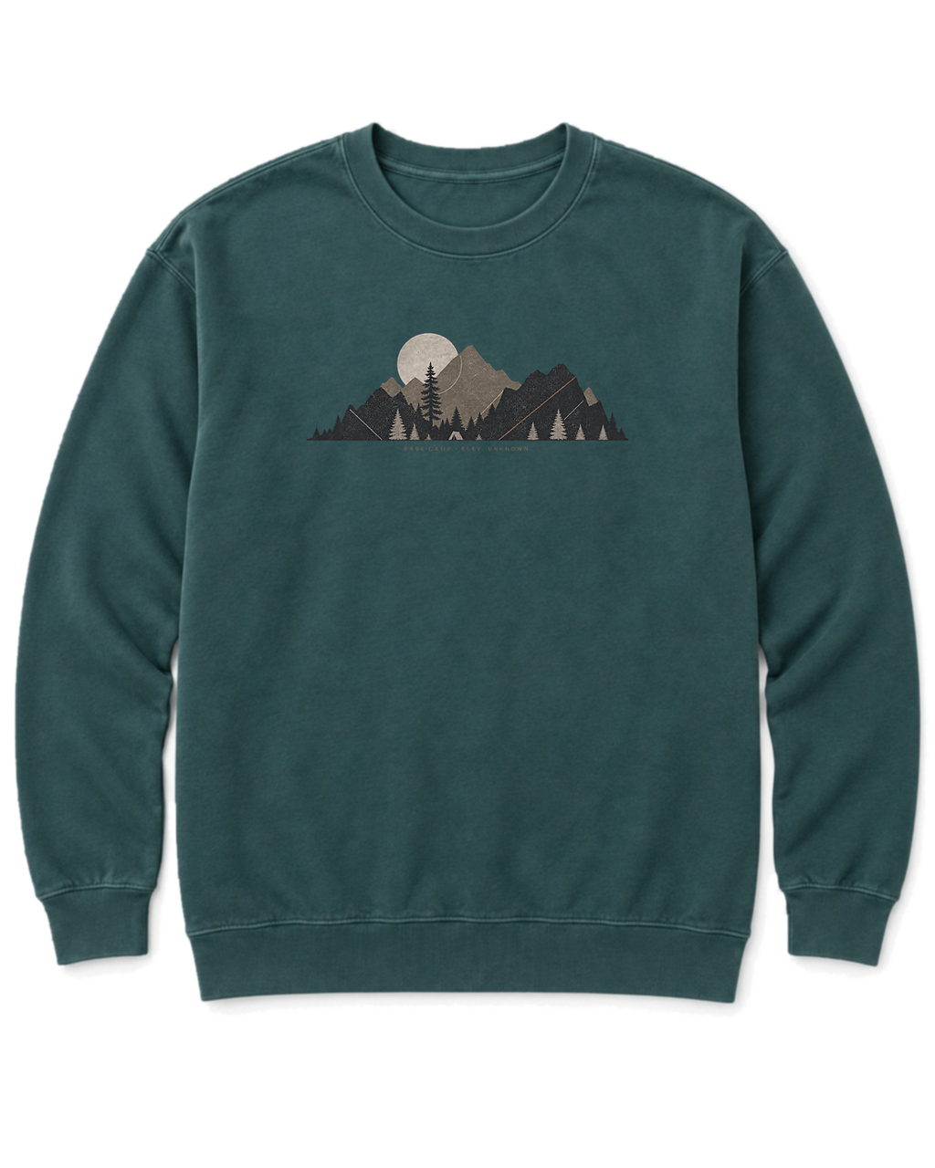 Base Camp Moon Sweatshirt - Blue Spruce