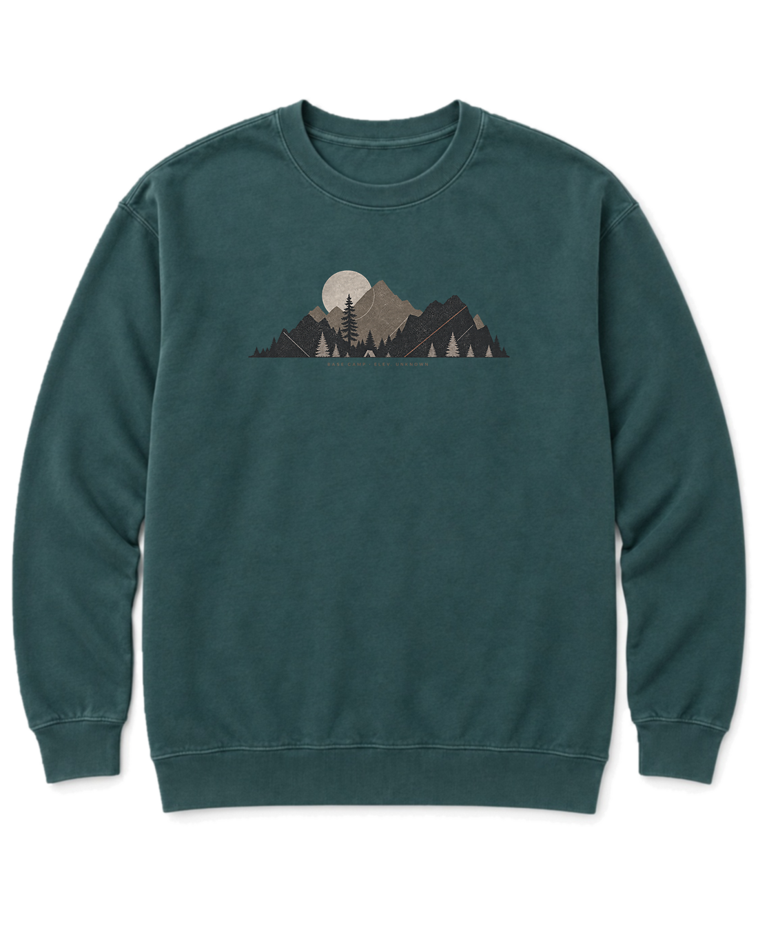 Base Camp Moon Sweatshirt - Blue Spruce