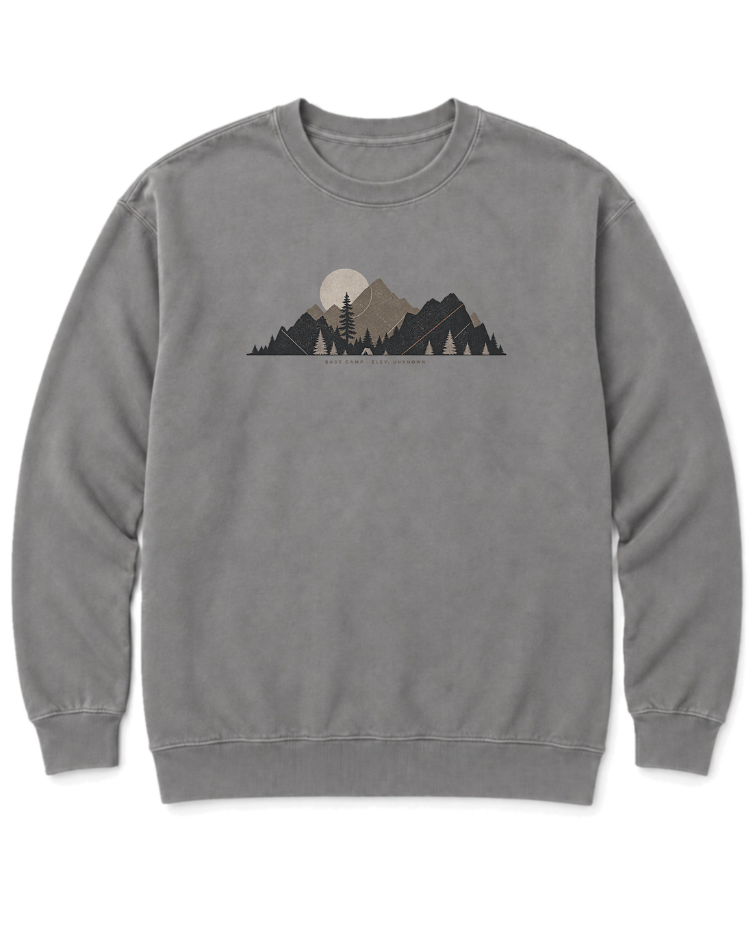 Base Camp Moon Sweatshirt - Grey