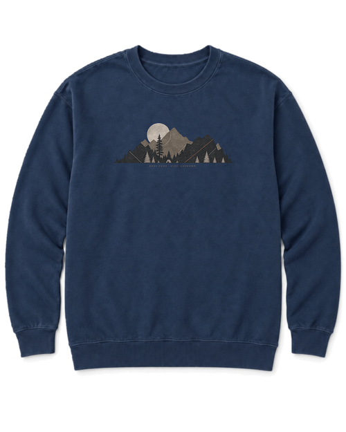 Base Camp Moon Sweatshirt - True Navy