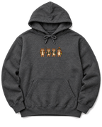 Bear Crew Hoodie - Dark Heather