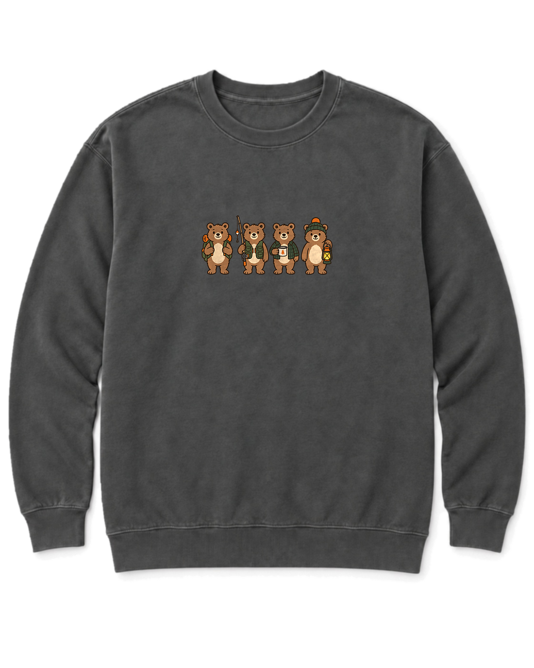 Bear Crew Sweatshirt - Pepper