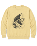 Bear at the Falls Sweatshirt - Butter