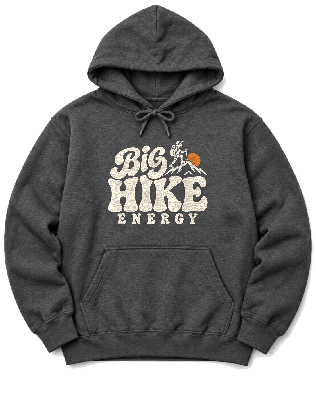 Big Hike Energy Hoodie - Dark Heather