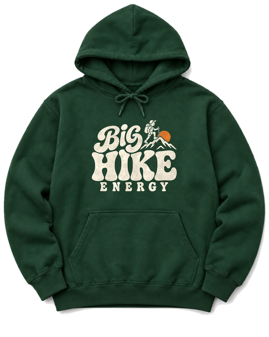 Big Hike Energy Hoodie - Forest Green