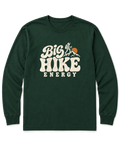Big Hike Energy Long Sleeve Shirt - Forest Green