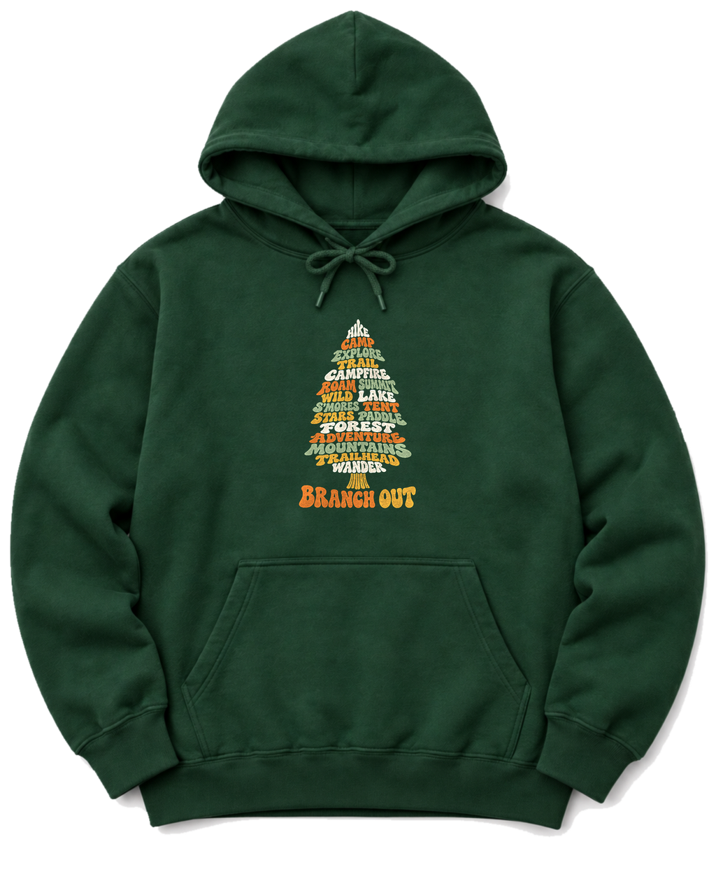 Branch Out Hoodie - Forest Green