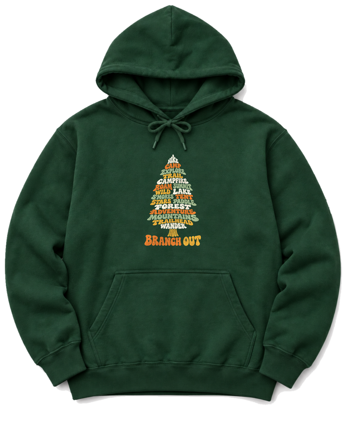 Branch Out Hoodie - Forest Green