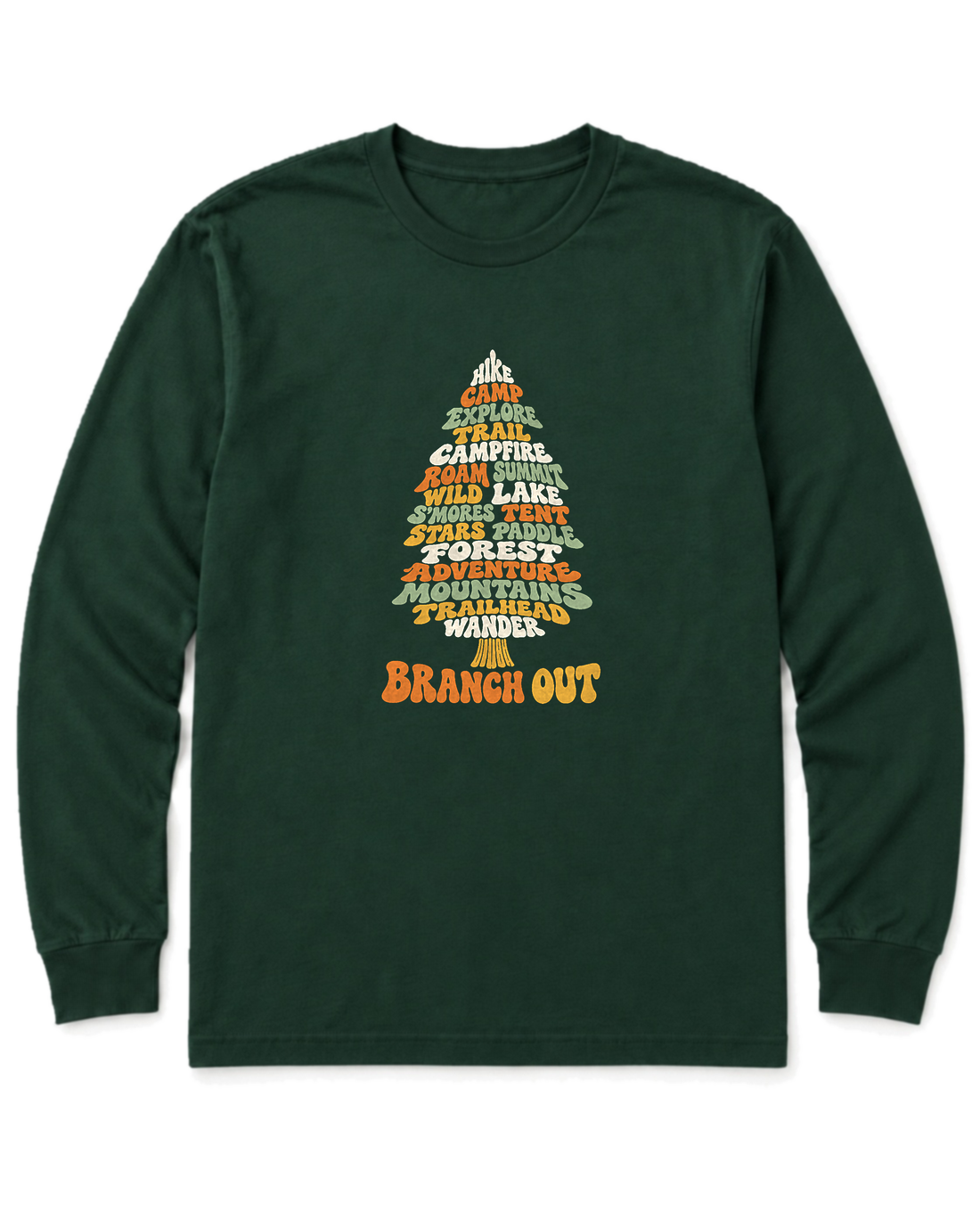 Branch Out Long Sleeve Shirt - Forest Green