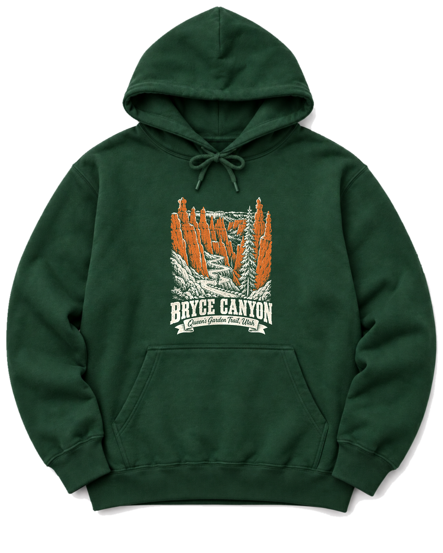 Bryce Canyon Hoodie - Forest Green