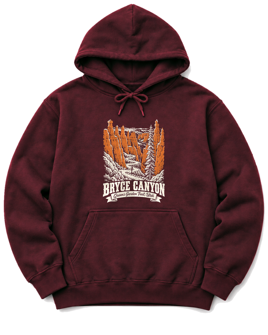 Bryce Canyon Hoodie - Maroon