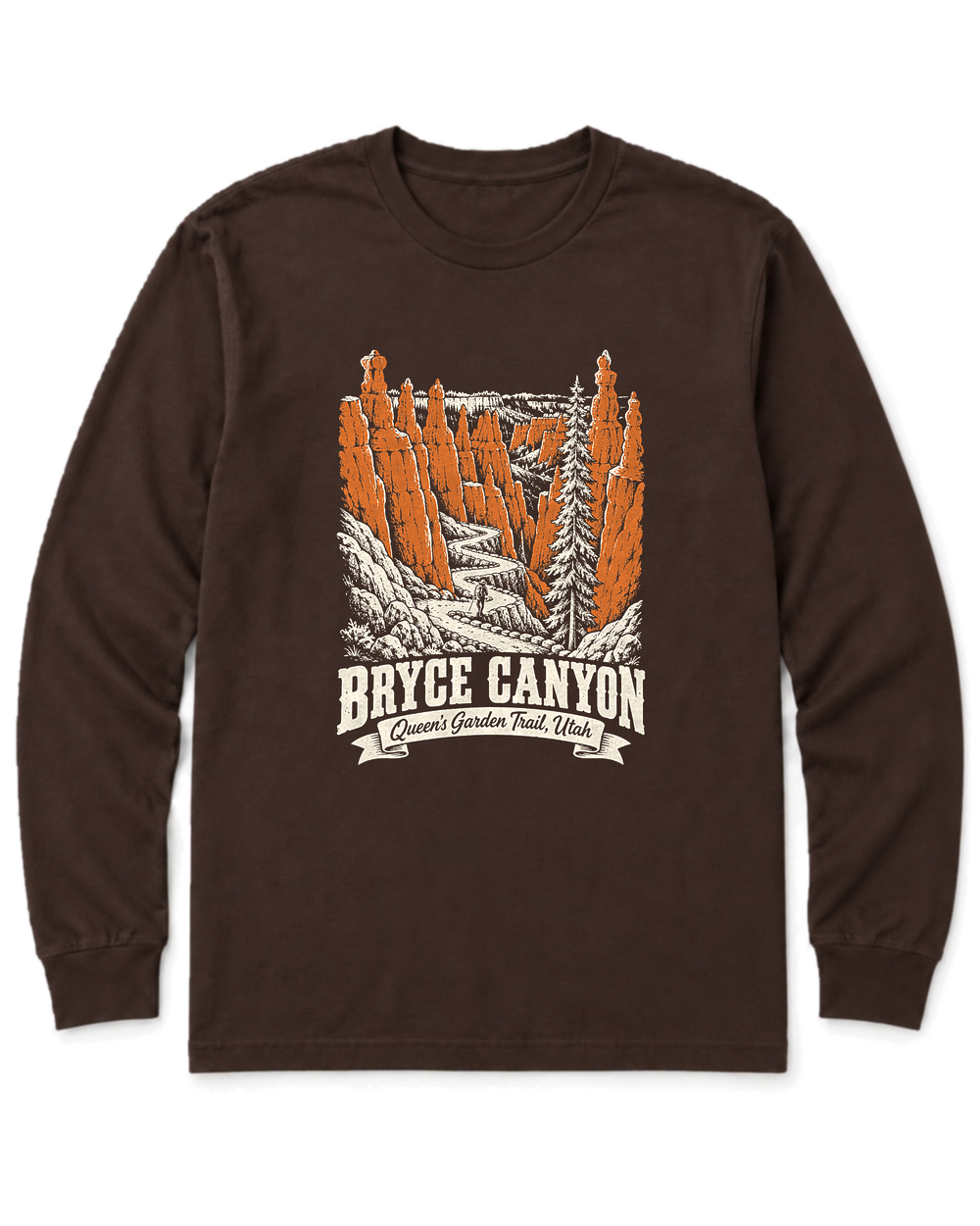Bryce Canyon Long Sleeve Shirt - Dark Chocolate