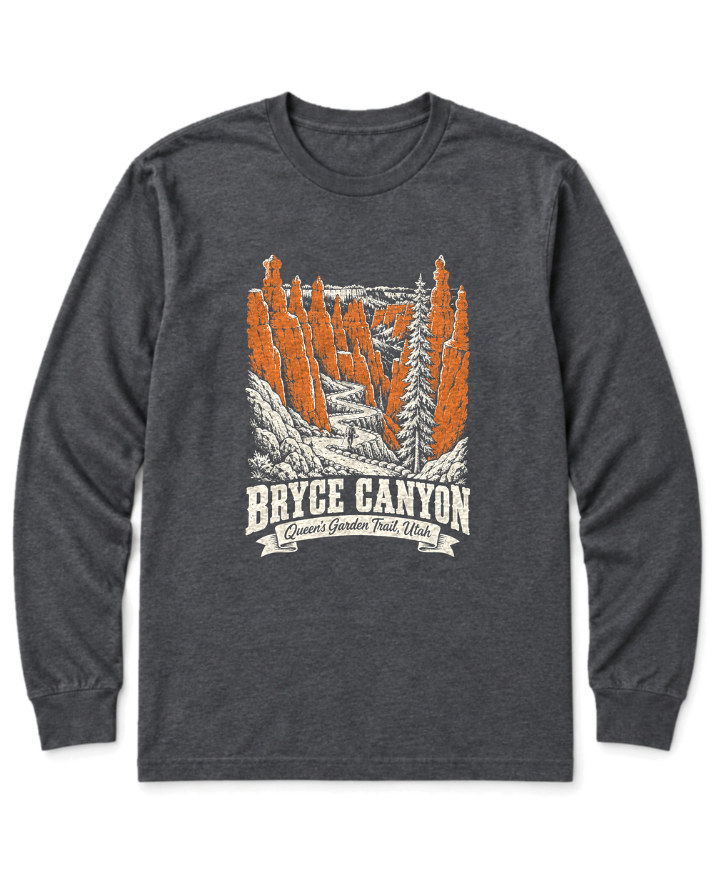 Bryce Canyon Long Sleeve Shirt - Dark Heather