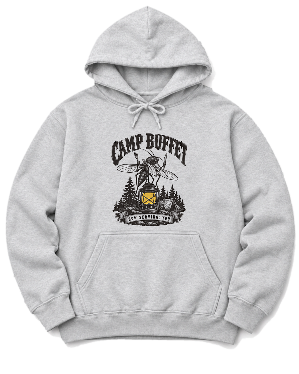 Camp Buffet Hoodie - Ash