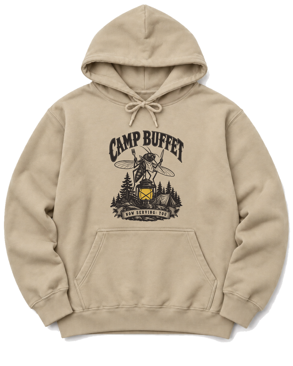Camp Buffet Hoodie - Sand